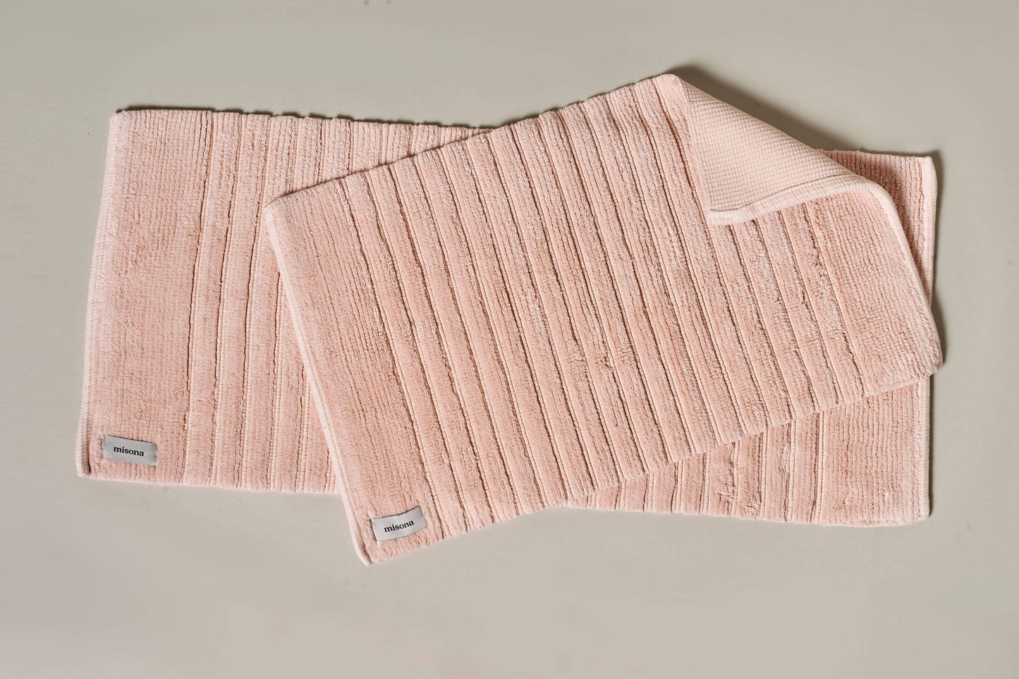 Organic Cotton Bath Mat & Bath Runner - Non Slip, Super Soft