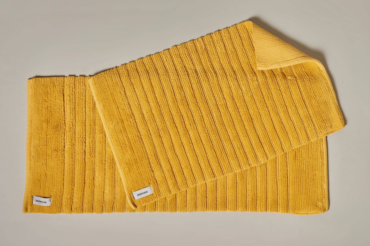 Organic Cotton Bath Mat & Bath Runner - Non Slip, Super Soft