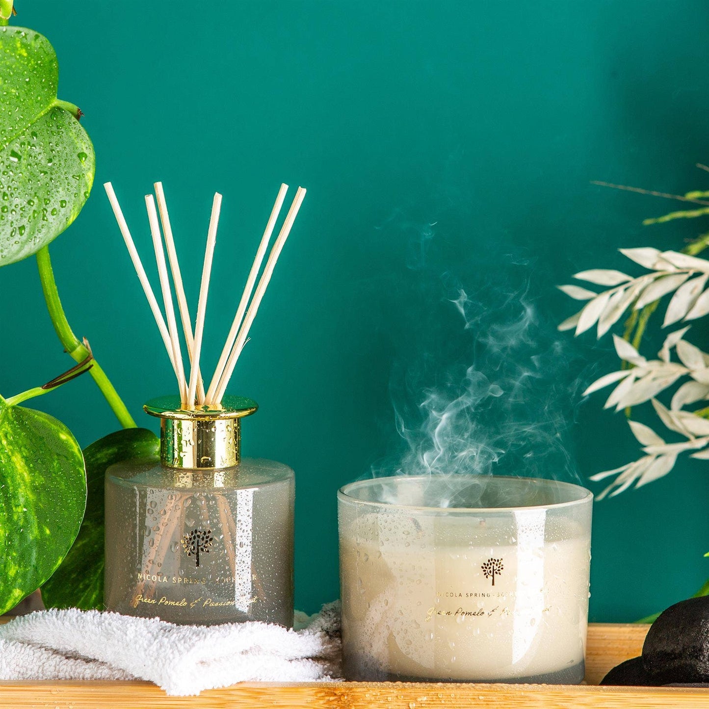 350g Double Wick Passion Fruit Wax Candle Nicola Spring