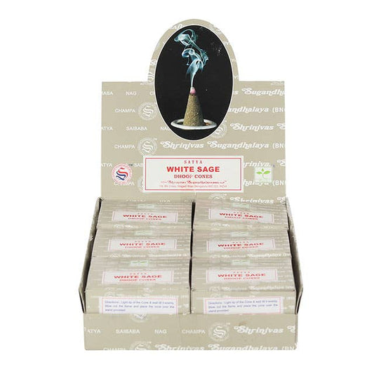 Packet of White Sage Dhoop Cones by Satya